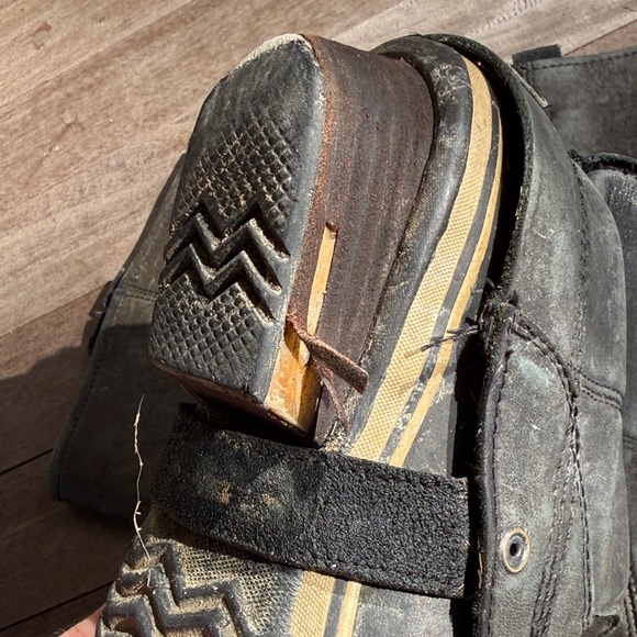 Sorel Slimpack Tall Gray Leather riding Boots women’s size 10 - Picture 14 of 16